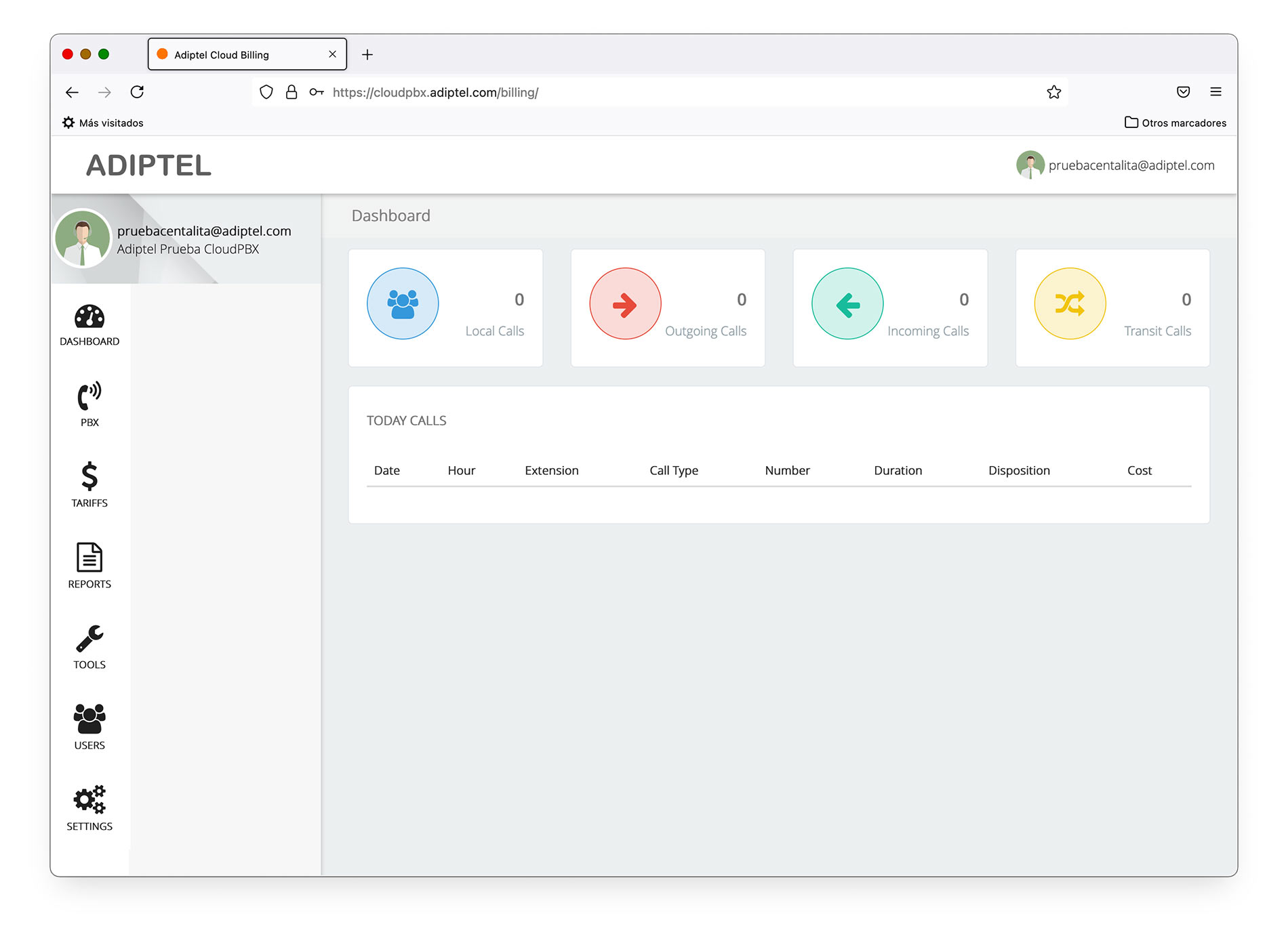 Dashboard